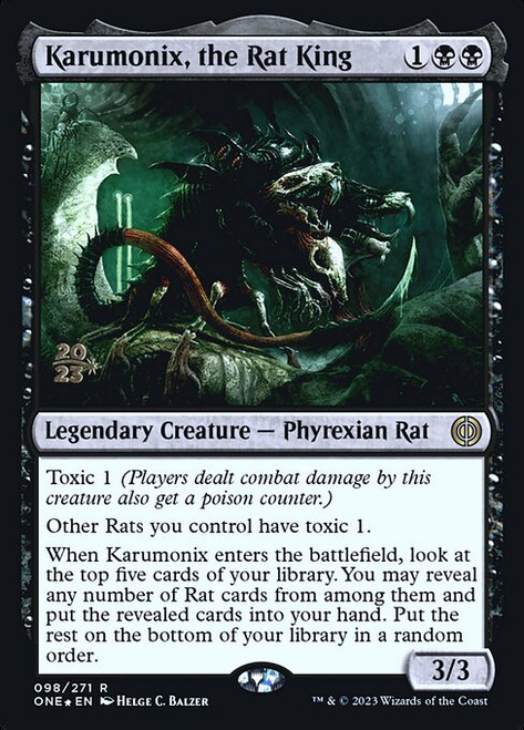 Karumonix, the Rat King (PONE) (Foil) (#98s)