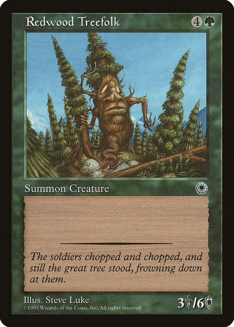 Redwood Treefolk (POR) (#183)