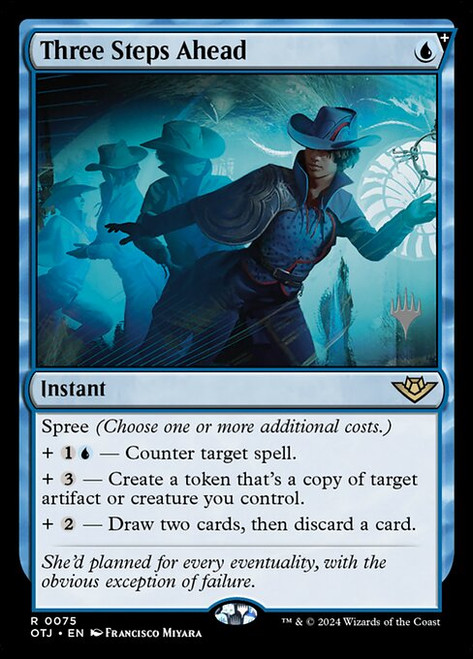 Three Steps Ahead (POTJ) (Foil) (#75p)
