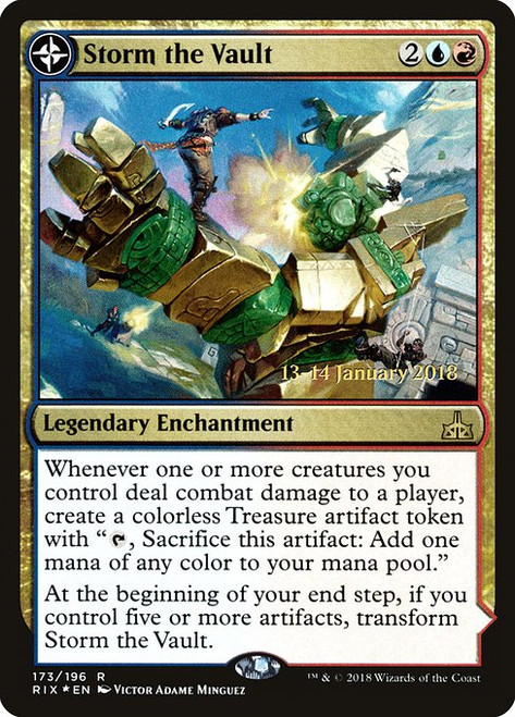 Storm the Vault // Vault of Catlacan (PRIX) (Foil) (#173s)