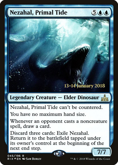 Nezahal, Primal Tide (PRIX) (Foil) (#45s)