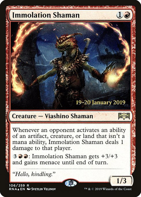 Immolation Shaman (PRNA) (Foil) (#106s)
