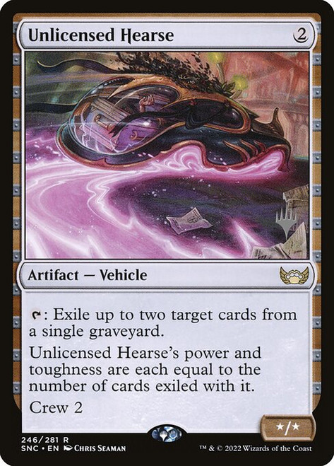 Unlicensed Hearse (PSNC) (Foil) (#246p)