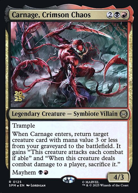 Carnage, Crimson Chaos (PSPM) (Foil) (#125s)