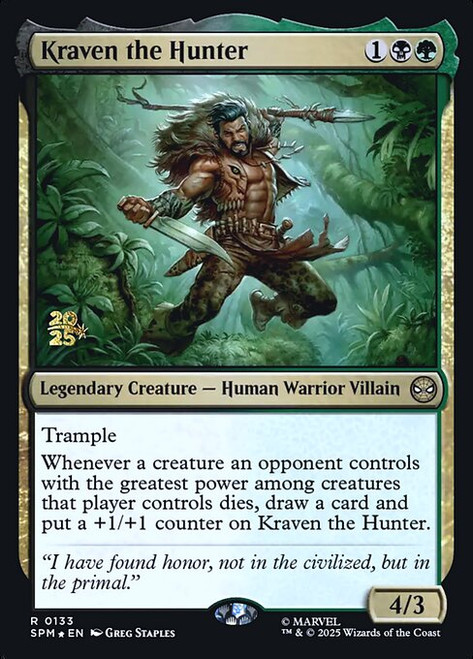 Kraven the Hunter (PSPM) (Foil) (#133s)