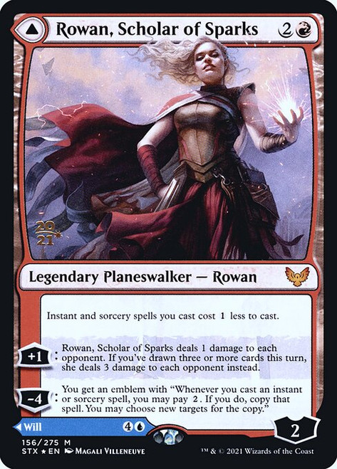 Rowan, Scholar of Sparks // Will, Scholar of Frost (PSTX) (Foil) (#156s)