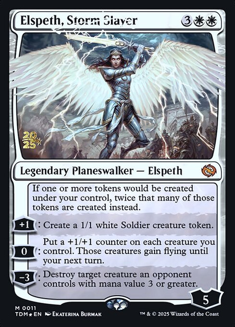 Elspeth, Storm Slayer (PTDM) (Foil) (#11s)