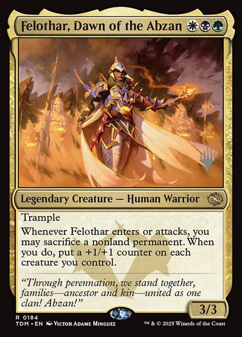 Felothar, Dawn of the Abzan (PTDM) (#184p)