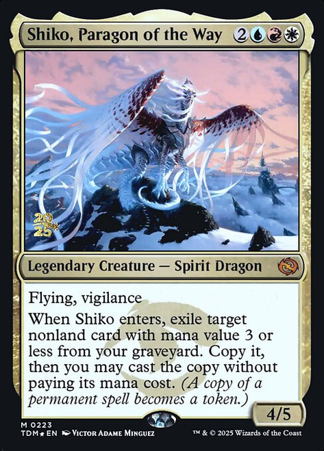 Shiko, Paragon of the Way (PTDM) (Foil) (#223s)
