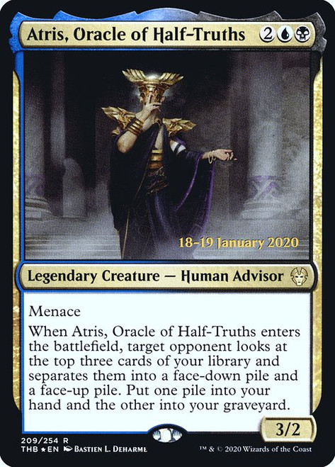 Atris, Oracle of Half-Truths (PTHB) (Foil) (#209s)
