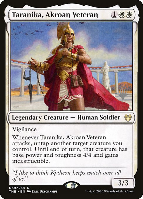 Taranika, Akroan Veteran (PTHB) (Foil) (#39p)