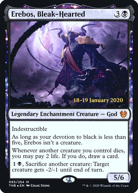 Erebos, Bleak-Hearted (PTHB) (Foil) (#93s)