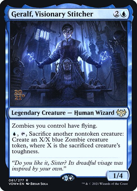 Geralf, Visionary Stitcher (PVOW) (Foil) (#61s)