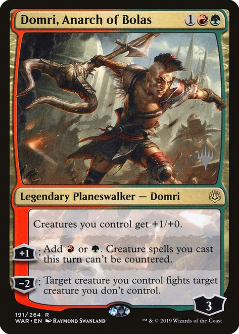Domri, Anarch of Bolas (PWAR) (Foil) (#191p)