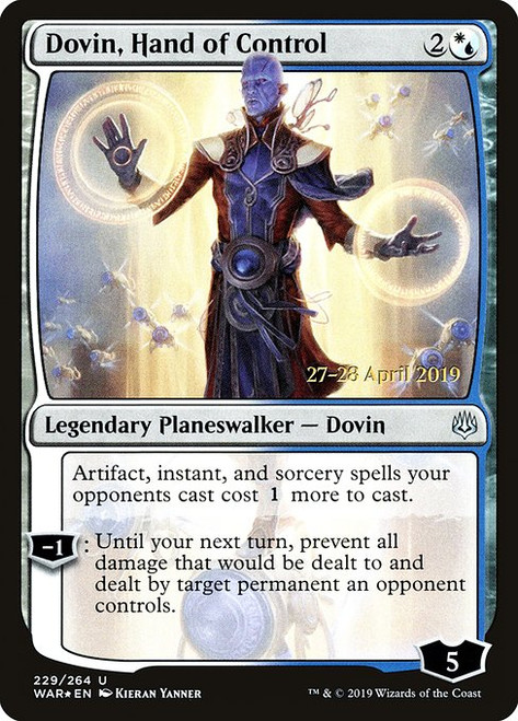 Dovin, Hand of Control (PWAR) (Foil) (#229s)