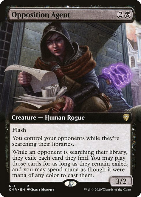 Opposition Agent (CMR) (Foil) (Extended Art) (#651) Opposition Agent (CMR) (Foil) (Extended Art) (#651)