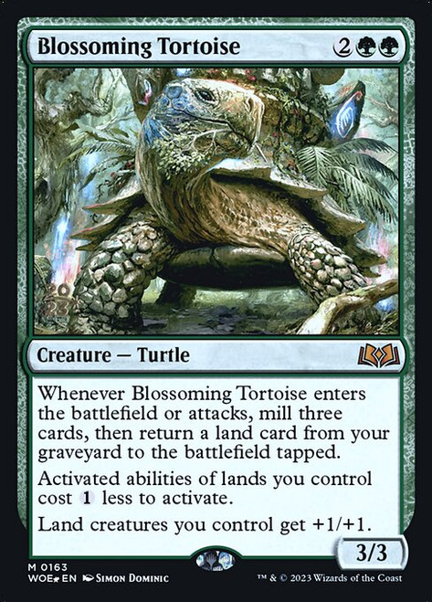 Blossoming Tortoise (PWOE) (Foil) (#163s)