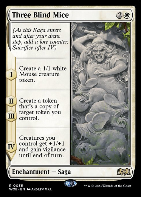 Three Blind Mice (PWOE) (Foil) (#35p)