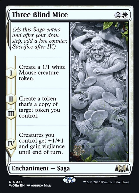 Three Blind Mice (PWOE) (Foil) (#35s)