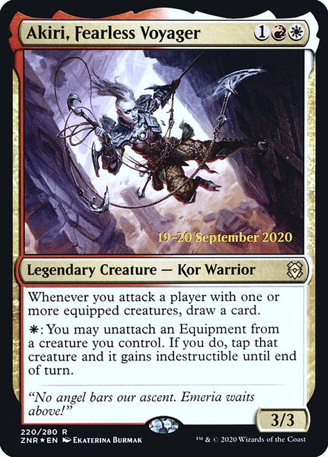 Akiri, Fearless Voyager (PZNR) (Foil) (#220s)