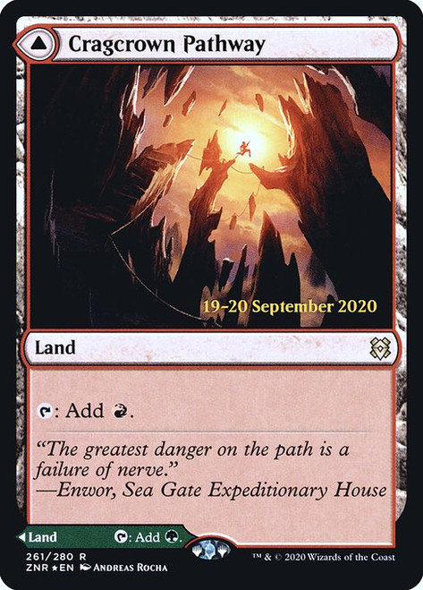 Cragcrown Pathway // Timbercrown Pathway (PZNR) (Foil) (#261s)