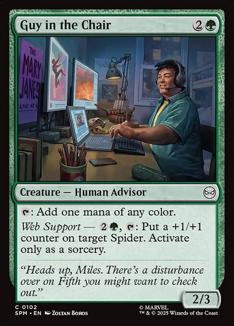 Guy in the Chair (SPM) (Foil) (#102)