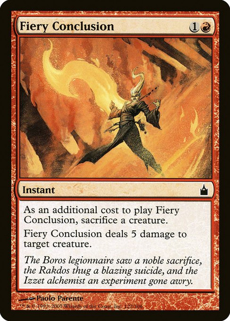 Fiery Conclusion (RAV) (Foil) (#122)