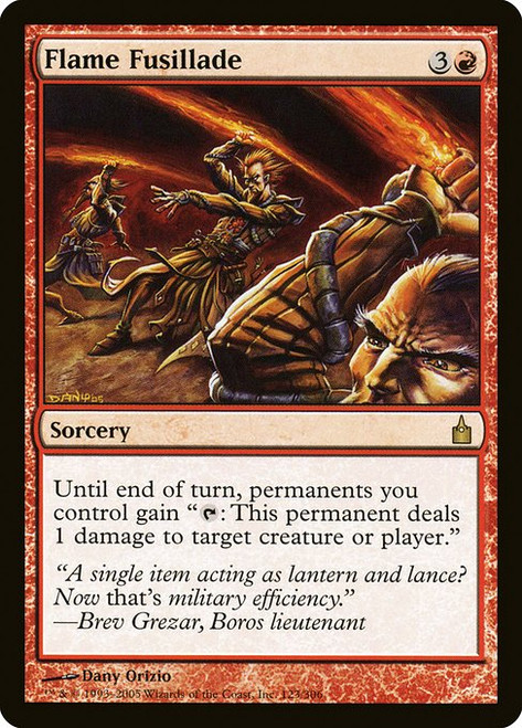 Flame Fusillade (RAV) (Foil) (#123)