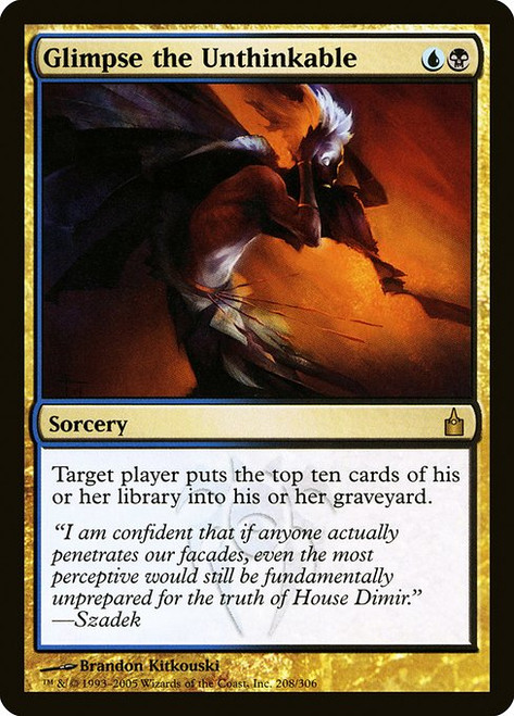 Glimpse the Unthinkable (RAV) (Foil) (#208)