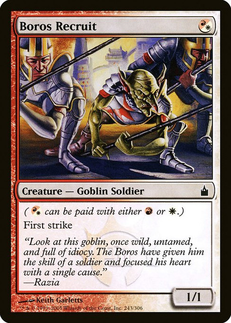Boros Recruit (RAV) (Foil) (#243)