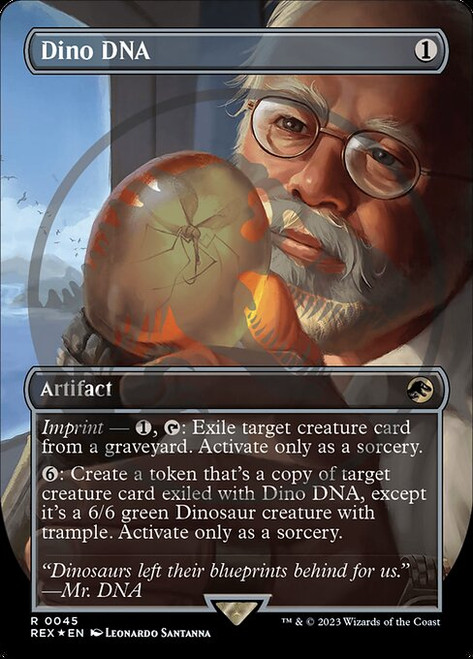 Dino DNA (REX) (Foil) (Borderless) (#45)