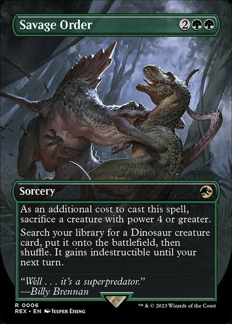Savage Order (REX) (Borderless) (#6)