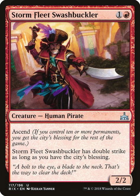 Storm Fleet Swashbuckler (RIX) (Foil) (#117)