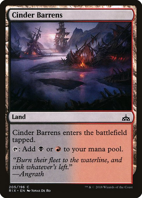 Cinder Barrens (RIX) (#205)