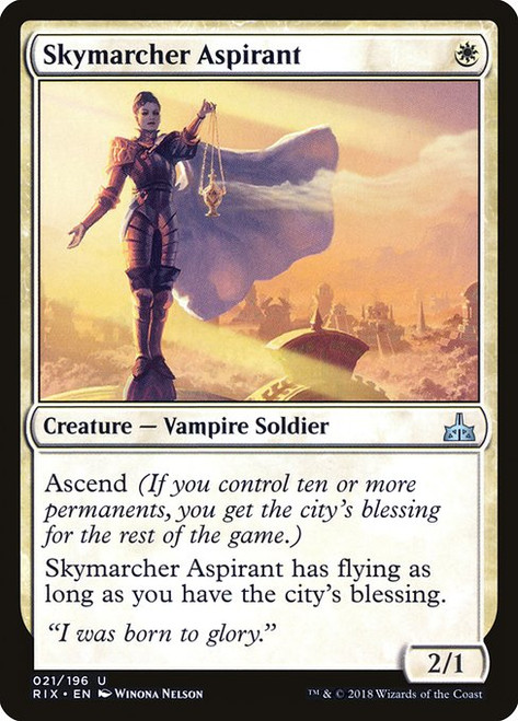 Skymarcher Aspirant (RIX) (Foil) (#21)
