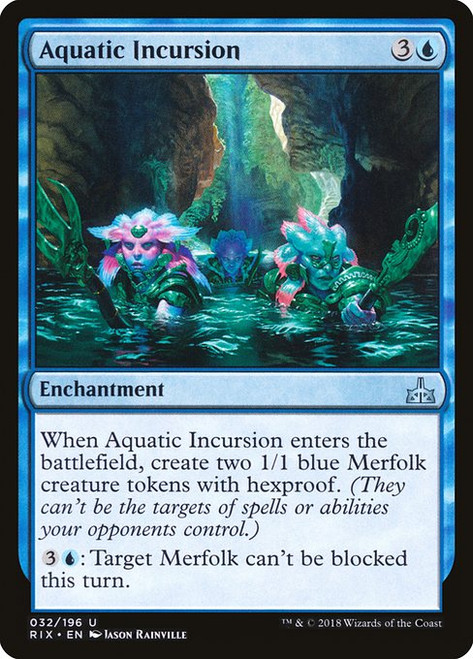 Aquatic Incursion (RIX) (Foil) (#32)