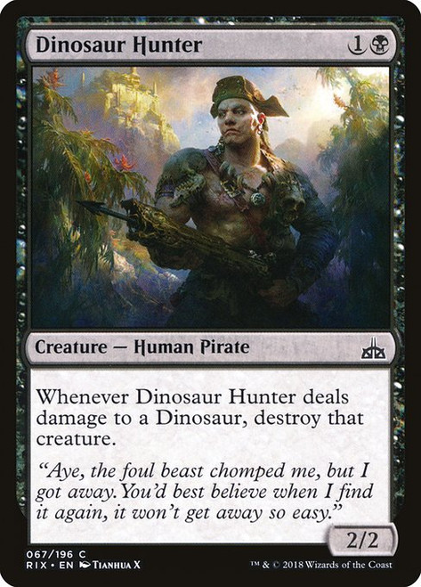 Dinosaur Hunter (RIX) (Foil) (#67)