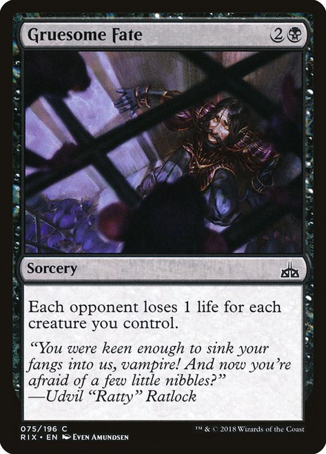 Gruesome Fate (RIX) (Foil) (#75)
