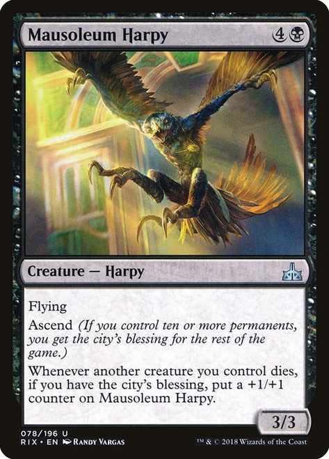 Mausoleum Harpy (RIX) (Foil) (#78)