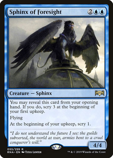Sphinx of Foresight (RNA) (Foil) (#55)