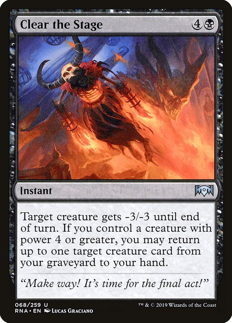 Clear the Stage (RNA) (Foil) (#68)