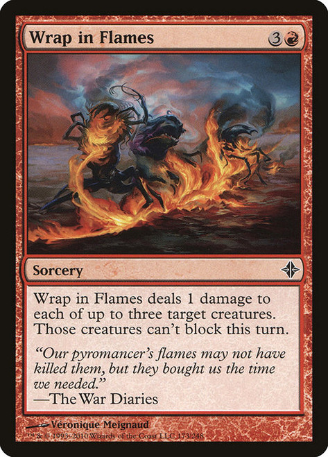 Wrap in Flames (ROE) (Foil) (#173)