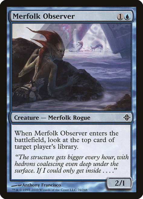 Merfolk Observer (ROE) (Foil) (#76)