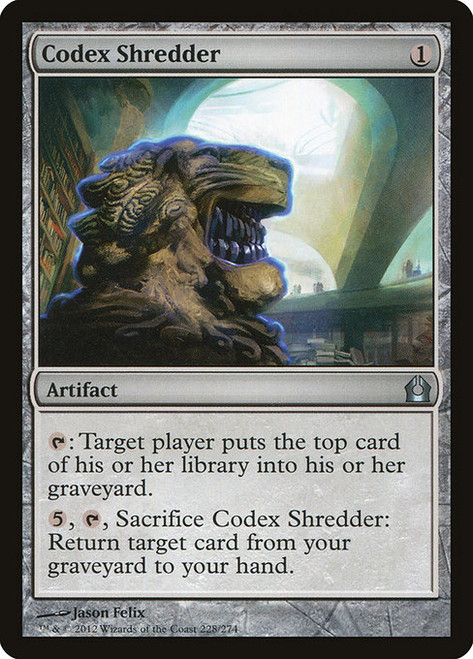 Codex Shredder (RTR) (Foil) (#228)