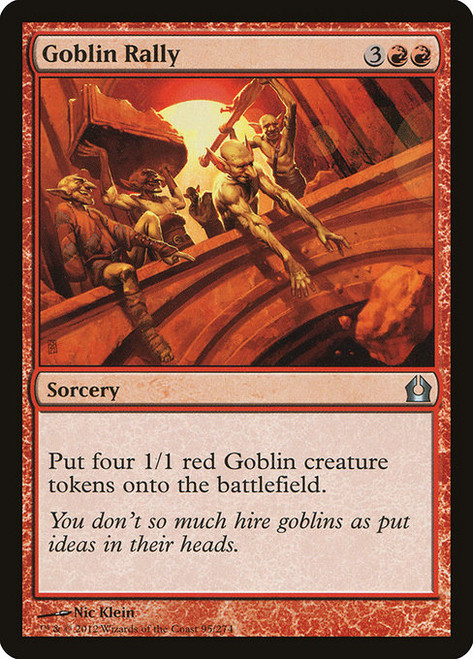 Goblin Rally (RTR) (Foil) (#95)