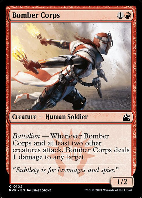 Bomber Corps (RVR) (Foil) (#102)
