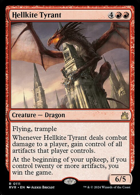 Hellkite Tyrant (RVR) (Foil) (#111)