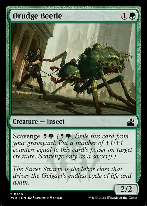 Drudge Beetle (RVR) (Foil) (#136)