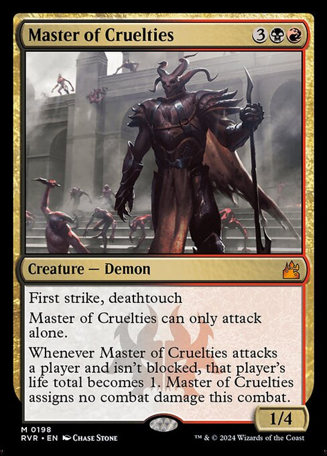 Master of Cruelties (RVR) (Foil) (#198)