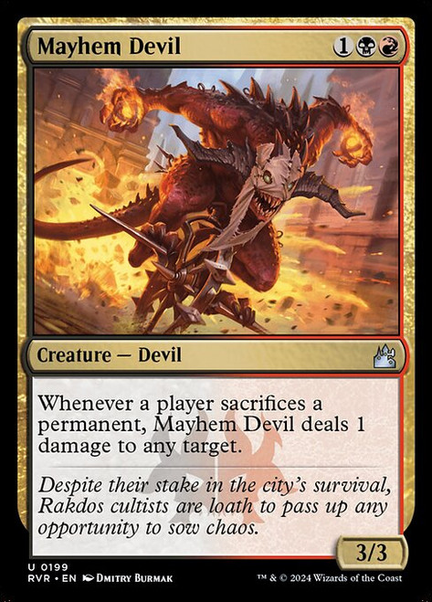 Mayhem Devil (RVR) (Foil) (#199)